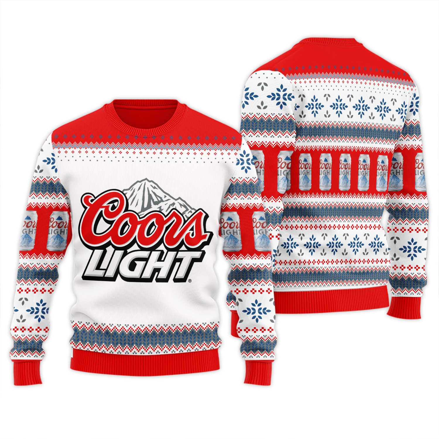 Coors Light Festive Holiday Ugly Sweater