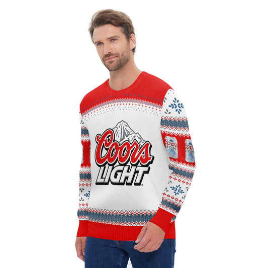 Coors Light Festive Holiday Ugly Sweater