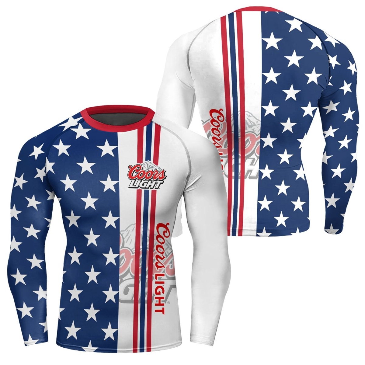 Coors Light Fourth Of July Rash Guard - VinoVogue.com