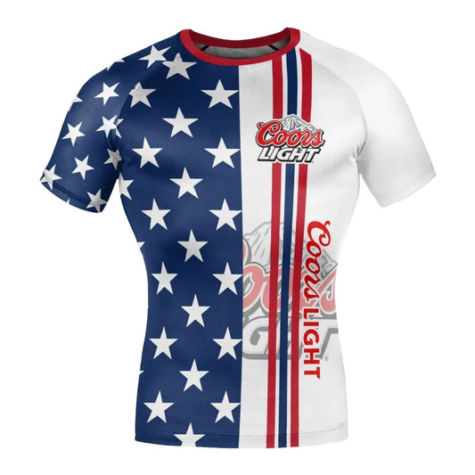 Coors Light Fourth Of July Rash Guard - VinoVogue.com