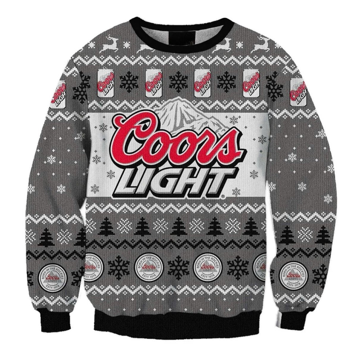 Coors Light Holiday Ugly Sweater - VinoVogue.com