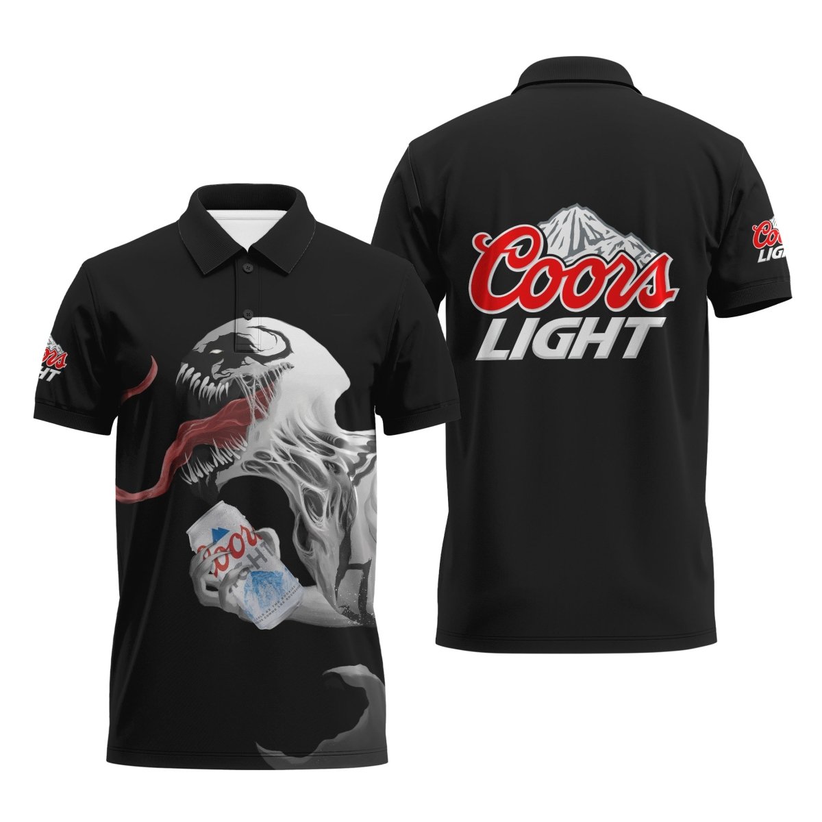 Coors Light Is Anti - Venom Drink Polo Shirt - VinoVogue.com