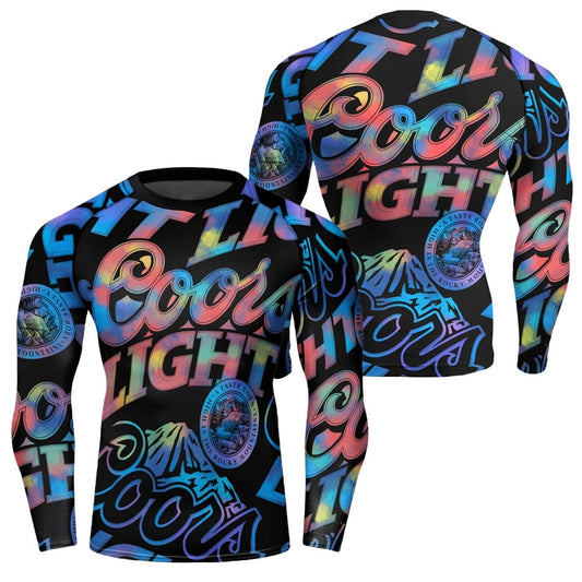 Coors Light Retro Rash Guard - VinoVogue.com