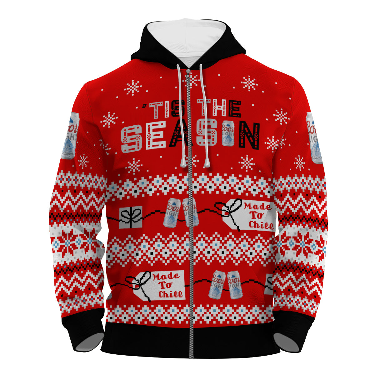 Coors Light Tis The Season Pullover & Zip Hoodie