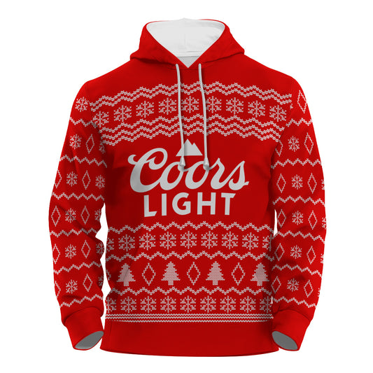 Coors Light Winter Festive Pullover & Zip Hoodie