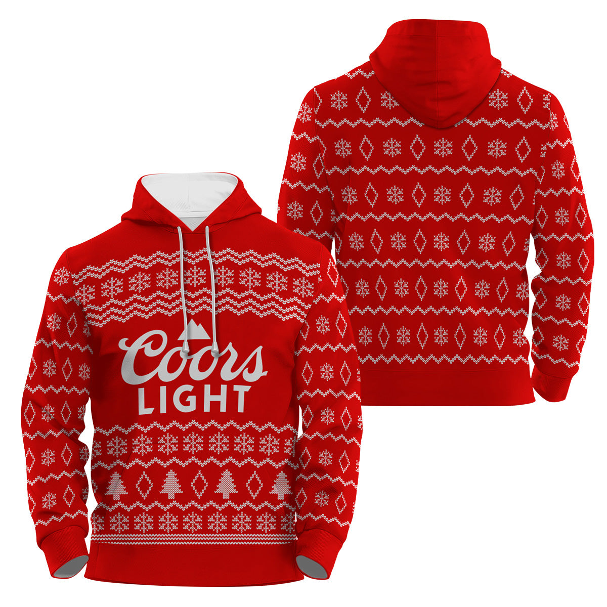 Coors Light Winter Festive Pullover & Zip Hoodie