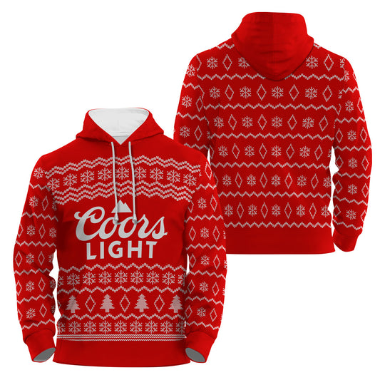 Coors Light Winter Festive Pullover & Zip Hoodie