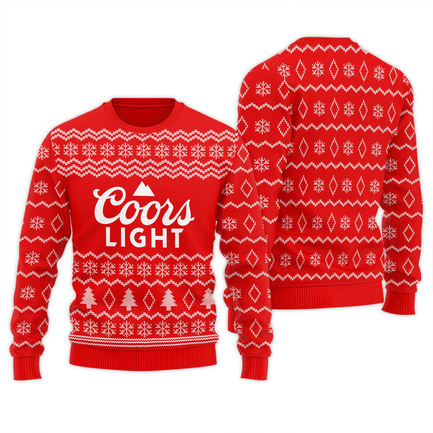Coors Light Winter Festive Ugly Sweater