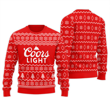 Coors Light Winter Festive Ugly Sweater