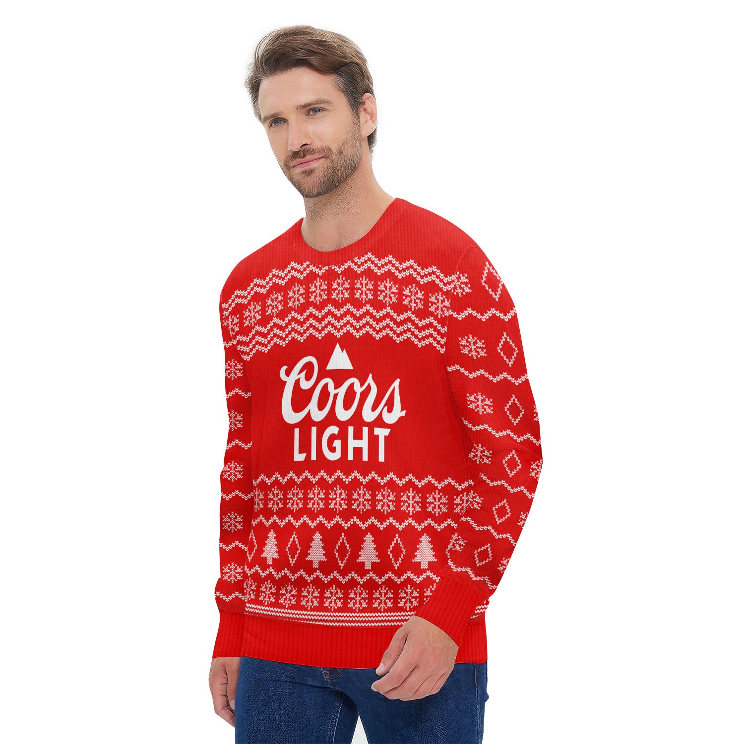 Coors Light Winter Festive Ugly Sweater