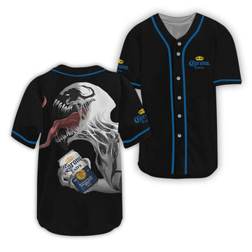 Corona Extra Anti - Venom Baseball Jersey - VinoVogue.com