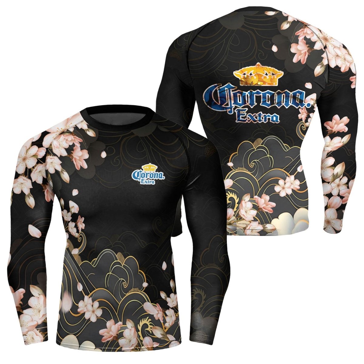 Corona Extra Blossom Rash Guard - VinoVogue.com