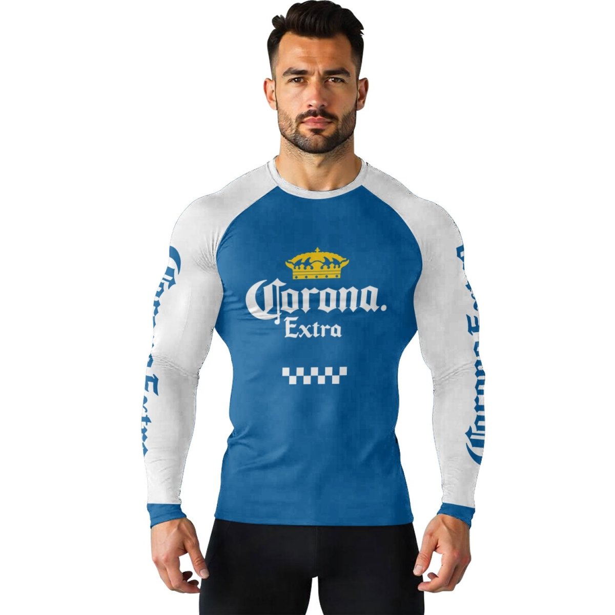 Corona Extra Blue Rash Guard - VinoVogue.com