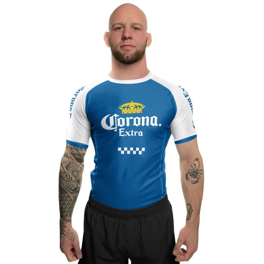 Corona Extra Blue Rash Guard - VinoVogue.com