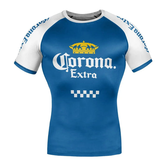 Corona Extra Blue Rash Guard - VinoVogue.com