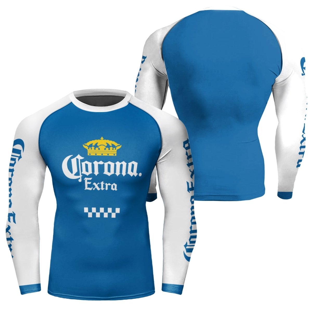 Corona Extra Blue Rash Guard - VinoVogue.com