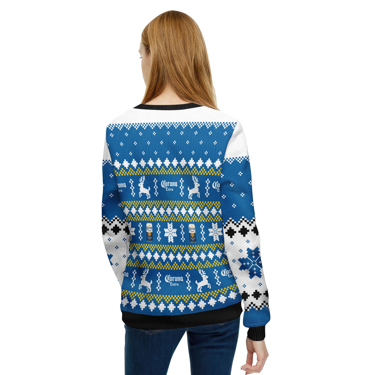 Corona Extra Christmas Crystal Ball Ugly Sweater