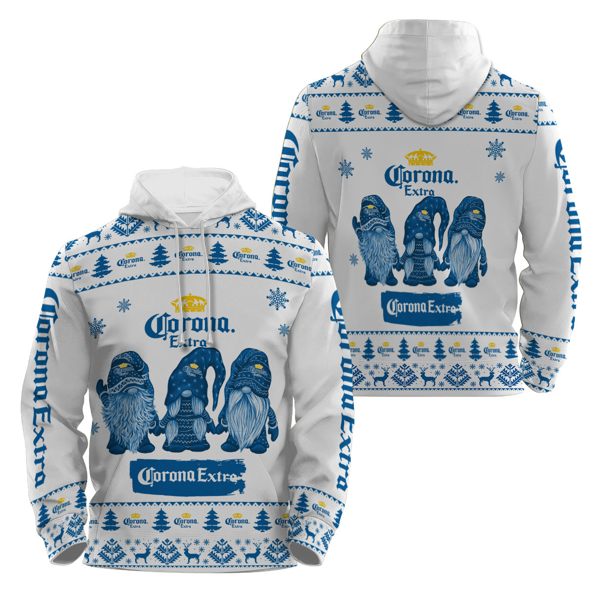 Corona Extra Christmas Gnomies Pullover & Zip Hoodie