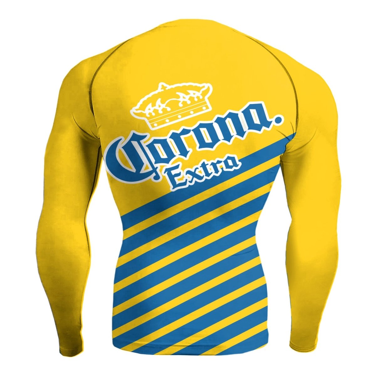 Corona Extra Diagonal Stripe Rash Guard - VinoVogue.com