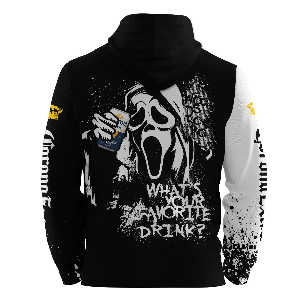 Corona Extra Ghostface Scream Hoodie & Zip Hoodie - VinoVogue.com