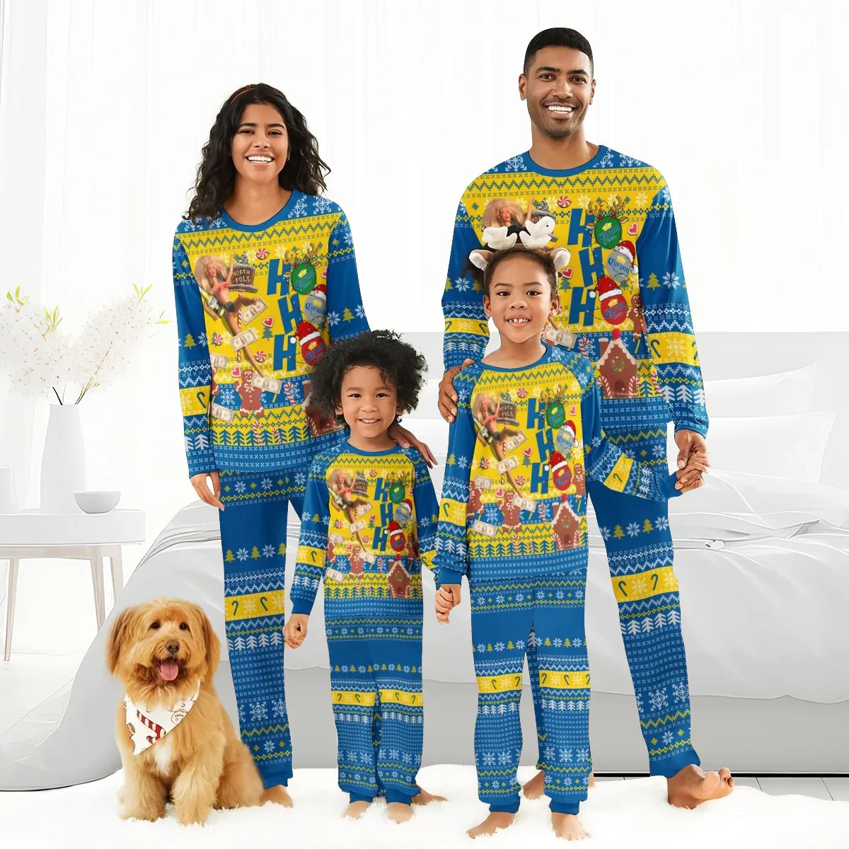 Corona Extra HoHoHo Family Pajamas Set