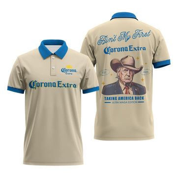 Corona Extra Trump Polo Shirt - VinoVogue.com