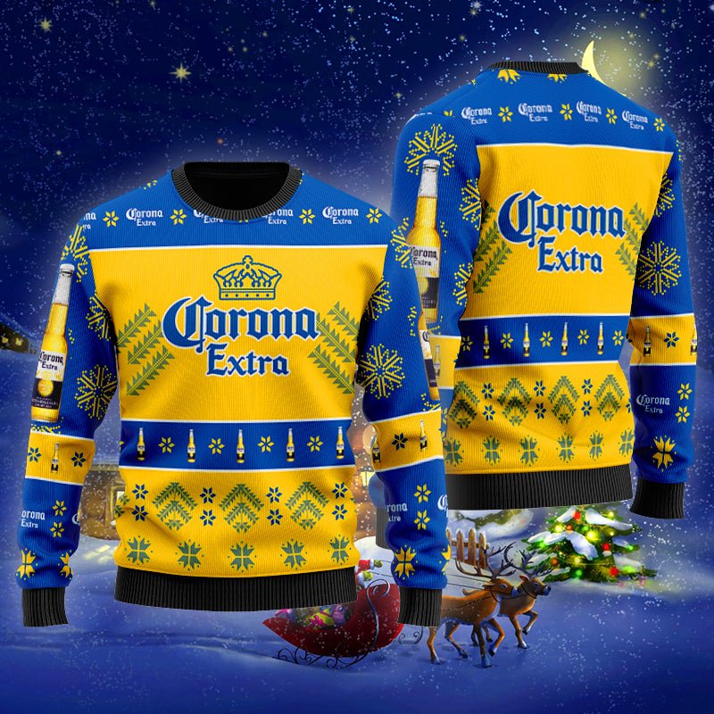 Corona Extra Xmas Ugly Sweater - VinoVogue.com