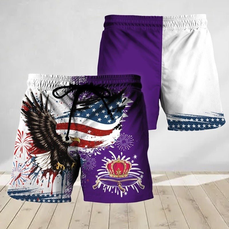 Crown Royal Eagle of Freedom Swim Trunks - VinoVogue.com