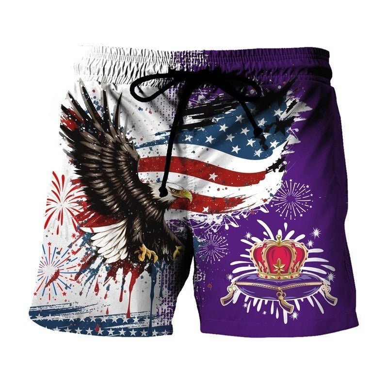 Crown Royal Eagle of Freedom Swim Trunks - VinoVogue.com