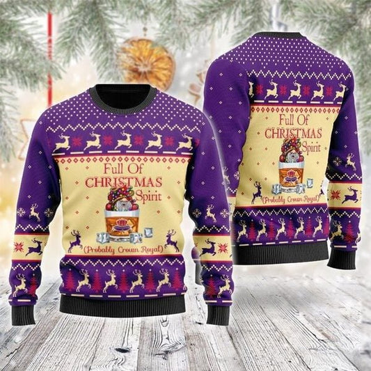 Crown Royal Full of Christmas Ugly Sweater - VinoVogue.com
