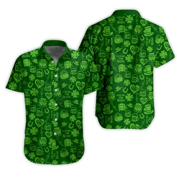 Crown Royal St Patrick's Day Doodle Art Button Shirt - VinoVogue.com