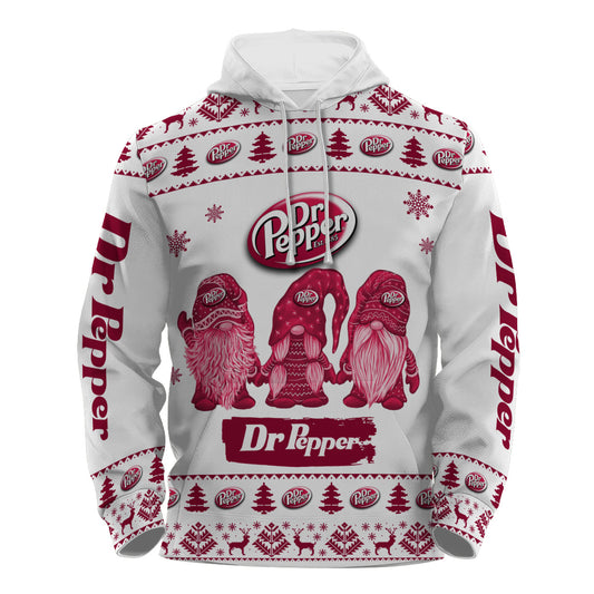 Dr Pepper Christmas Gnomies Pullover & Zip Hoodie