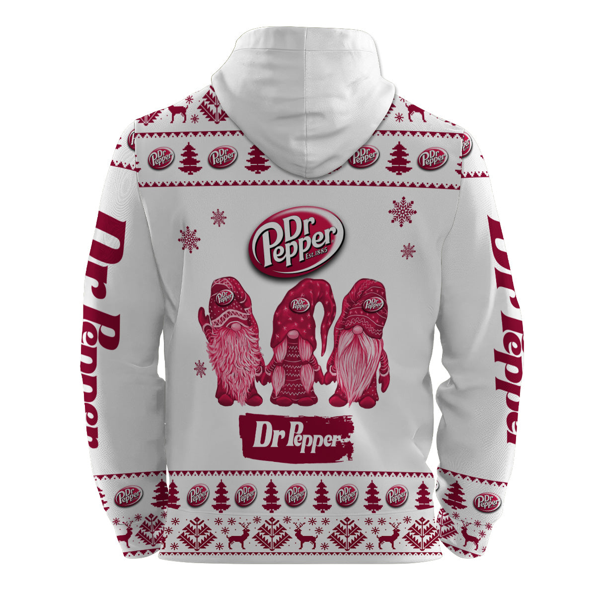 Dr Pepper Christmas Gnomies Pullover & Zip Hoodie