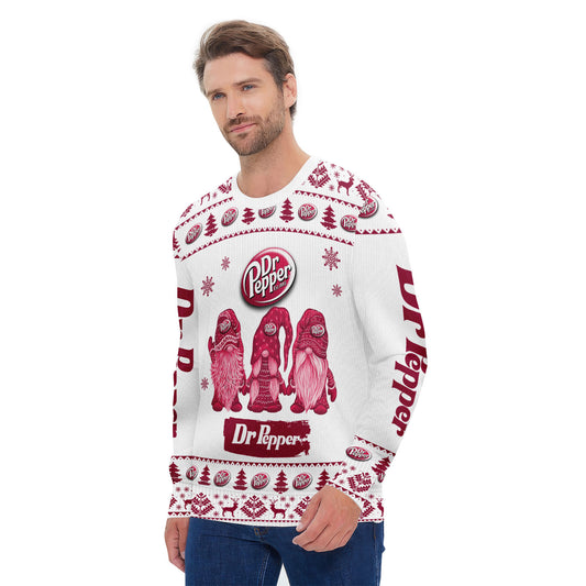 Dr Pepper Christmas Gnomies Ugly Sweater