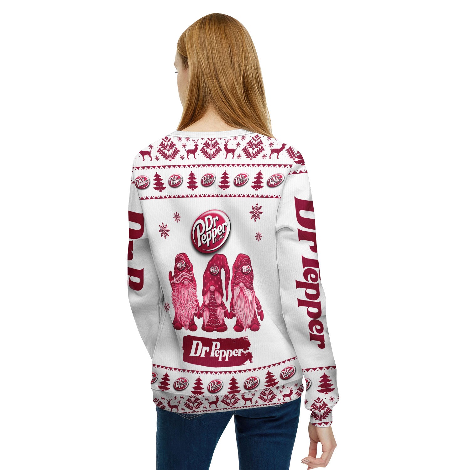 Dr Pepper Christmas Gnomies Ugly Sweater