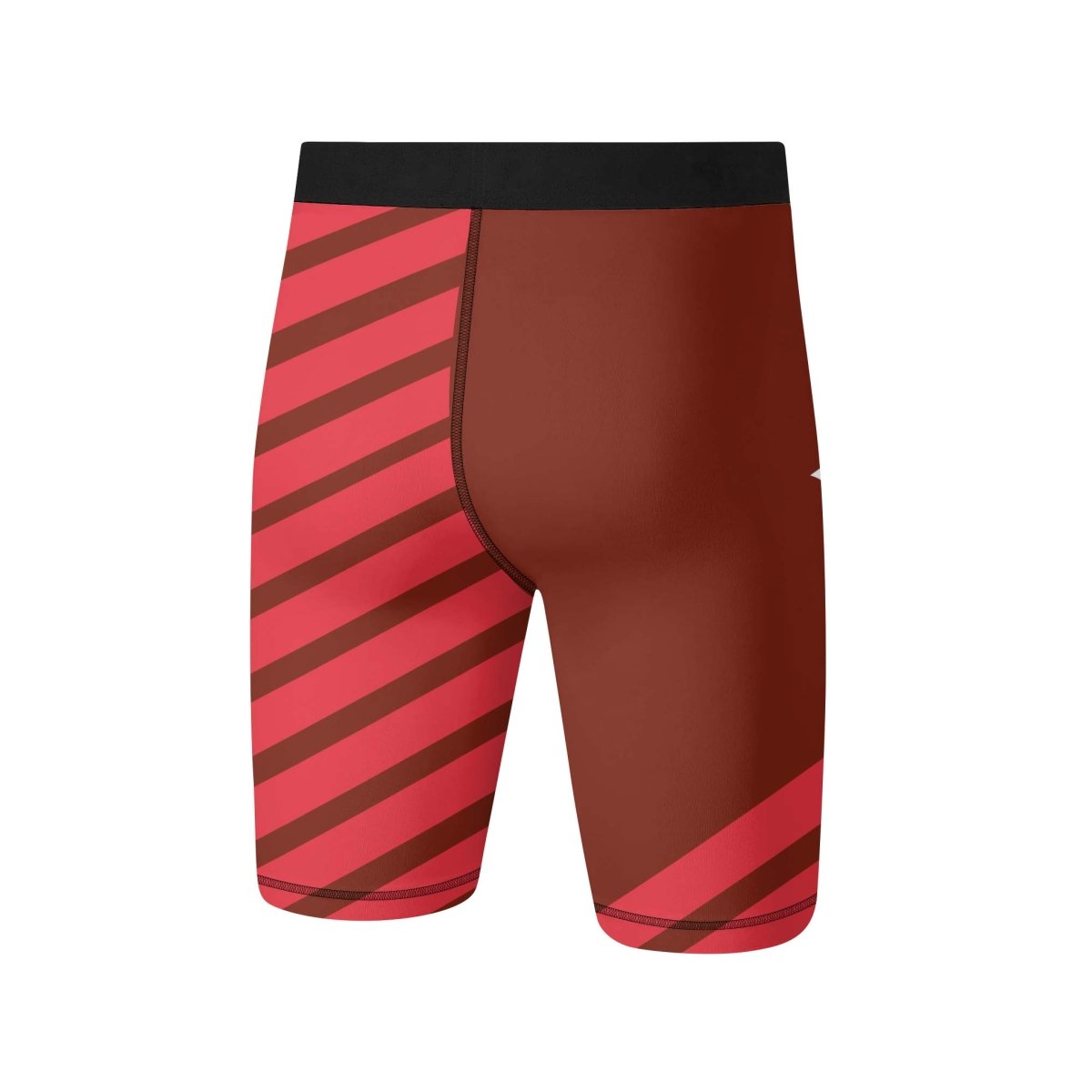 Dr Pepper Diagonal Stripe Compression Shorts - VinoVogue.com