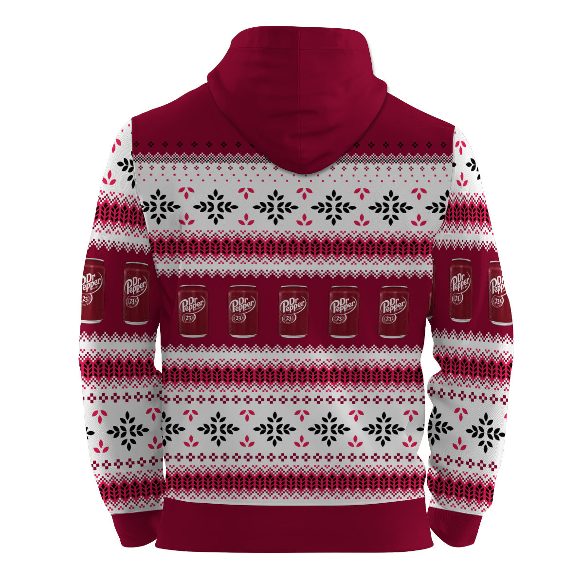 Dr Pepper Festive Holiday Pullover & Zip Hoodie