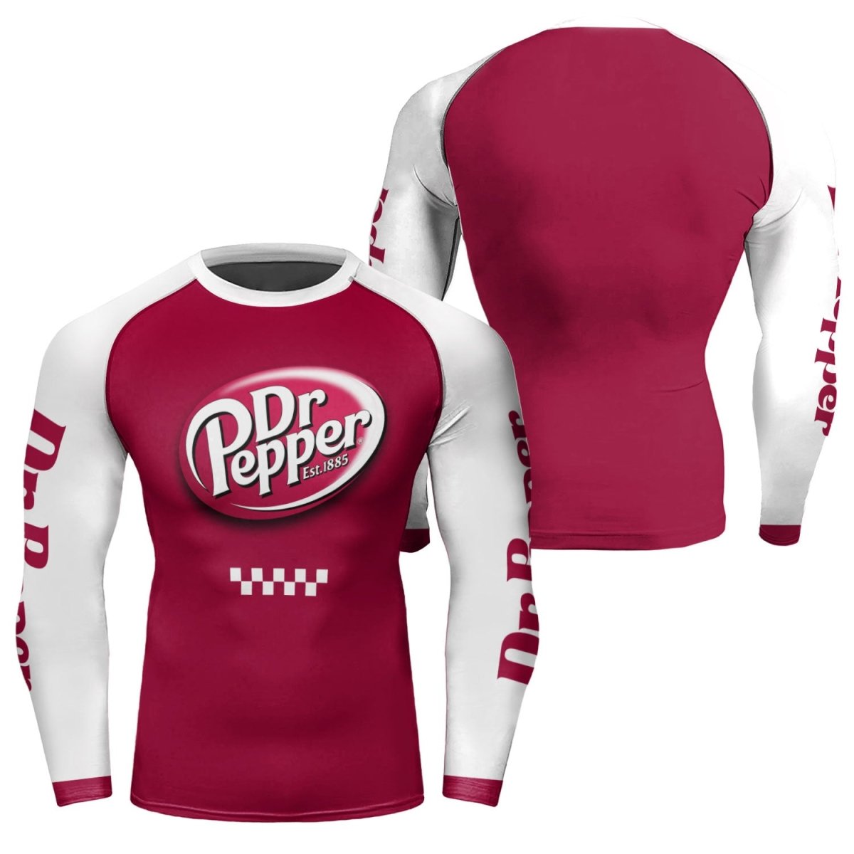 Dr Pepper Red Rash Guard - VinoVogue.com