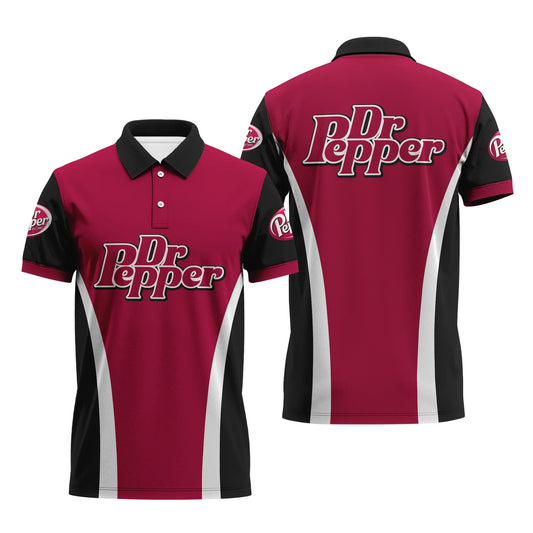 Dr Pepper Summit Flow Polo Shirt
