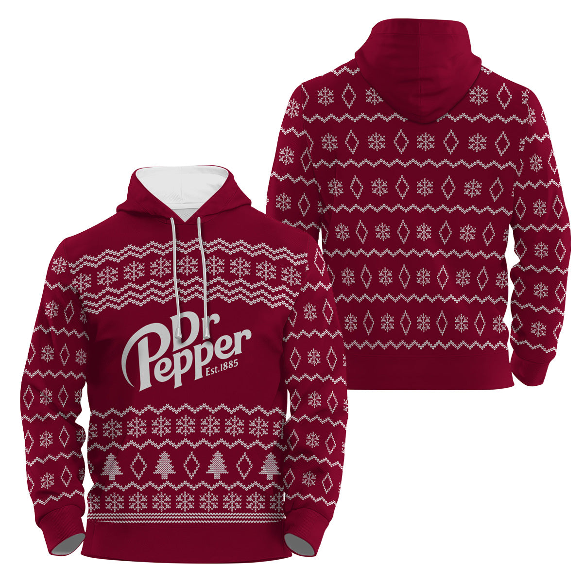 Dr Pepper Winter Festive Pullover & Zip Hoodie