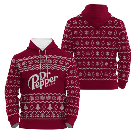 Dr Pepper Winter Festive Pullover & Zip Hoodie