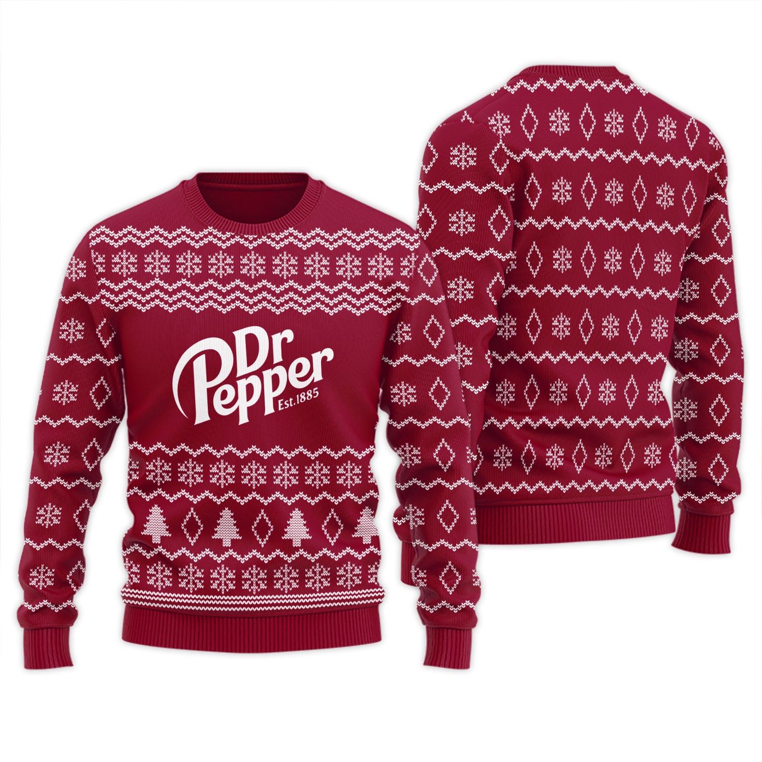 Dr Pepper Winter Festive Ugly Sweater