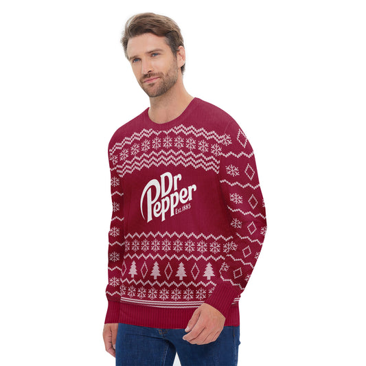 Dr Pepper Winter Festive Ugly Sweater