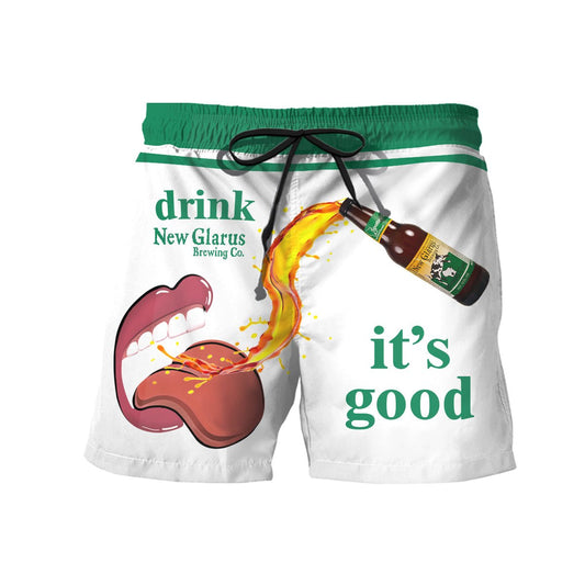 Drink New Glarus Brewing It's Good Swim Trunks - VinoVogue.com