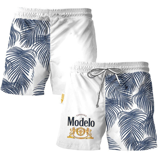 Modelo Tropical Fern Swim Trunks - VinoVogue.com