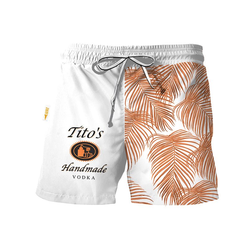 Tito's Tropical Fern Swim Trunks - VinoVogue.com