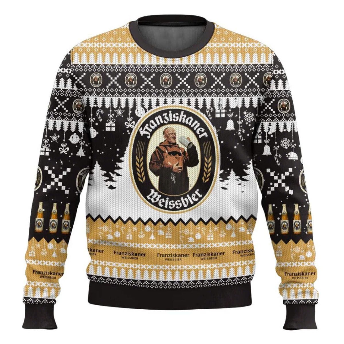 Franziskaner Weissbier Christmas Ugly Sweater - VinoVogue.com