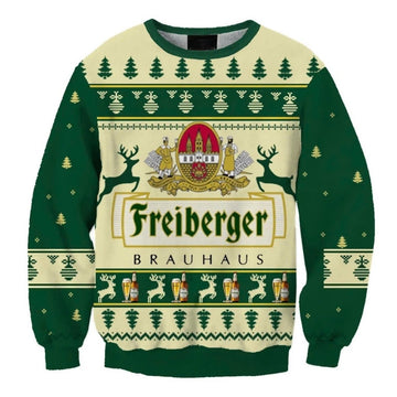 Freiberger Brauhaus Christmas Holiday Ugly Sweater - VinoVogue.com