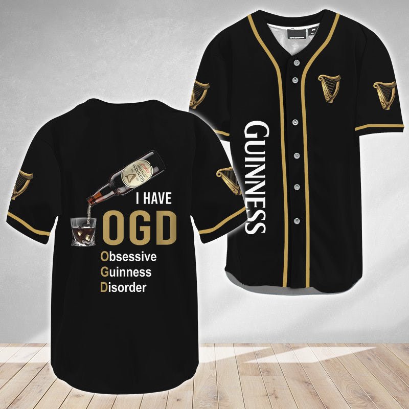 I Have OGD Guinness Baseball Jersey - VinoVogue.com