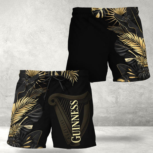 Guinness Tropical Kentia Palm Swim Trunks - VinoVogue.com